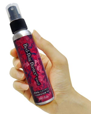クリックすると拡大できます 南京虫予防スプレー Bed-Bug Buster Travel 手のひらサイズ
